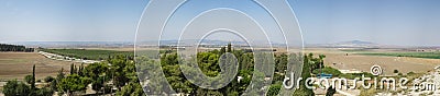 Farmland in the Jezreel Valley Editorial Stock Photo