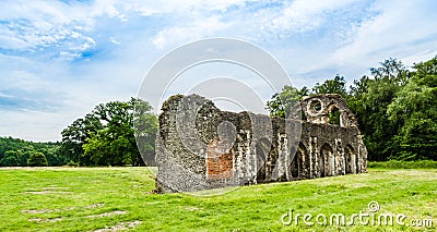 Waverley Abbey Ruins Stock Photo