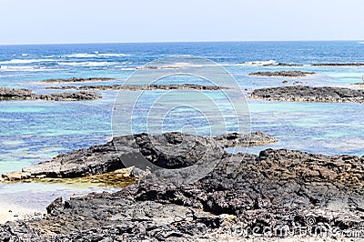 Faro de Toston Stock Photo