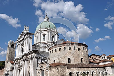 Cathedral of Brescia, Italy Stock Photo