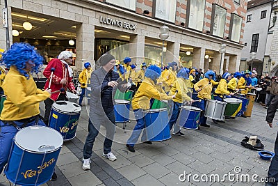 Fasching - The Carnival Season in Munich Editorial Stock Photo