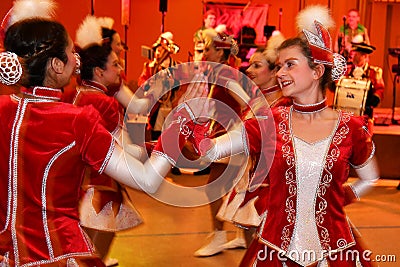 Carnival in the Salzkammergut, Austria Editorial Stock Photo