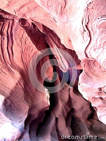 Fascinating rock formation in caves Stock Photo