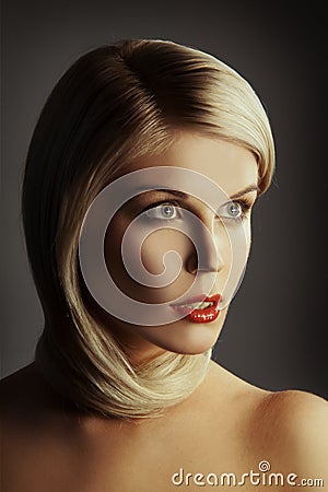 Fashion art photo. Close-up makeup Stock Photo