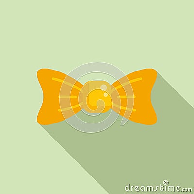 Fashion bow tie icon flat vector. Craft design Vector Illustration