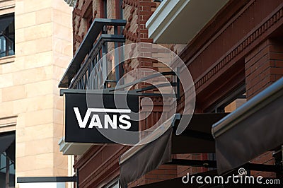 Fashion brand Vans Editorial Stock Photo