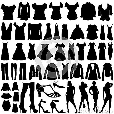 Fashion clothes vector Vector Illustration