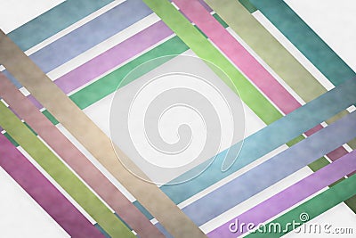 Fashion color strips background on white cloud pattern Stock Photo