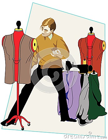 Fashion Designer Stock Photo