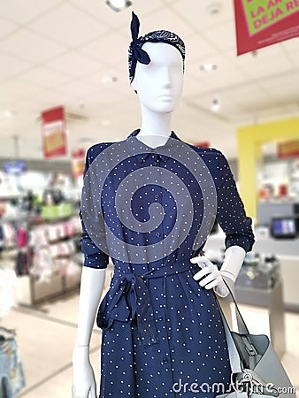 Fashion dummy - clothing for women, spring dress Stock Photo