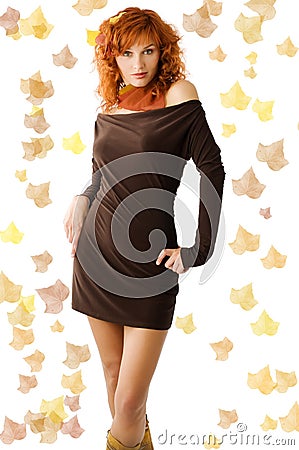 Fashion fall Stock Photo