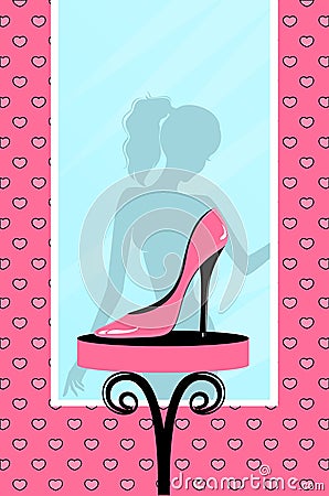 fashion footwear sales Vector Illustration