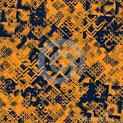 Fashion Geometric Dynamic Sport Seamless Pattern Vector Illustration