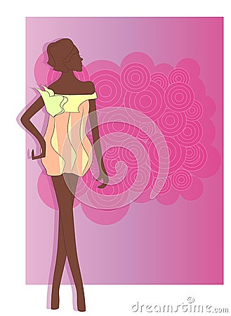 Fashion girl II Vector Illustration