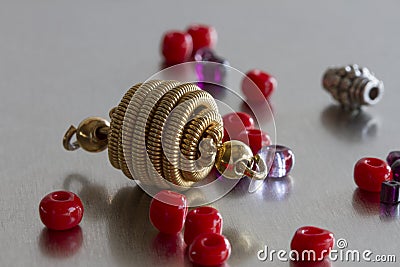 Fashion jewelry items Stock Photo