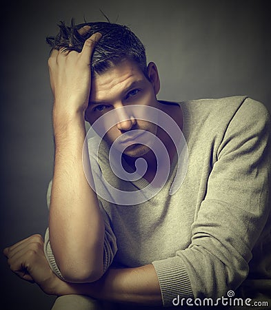 Fashion male Stock Photo