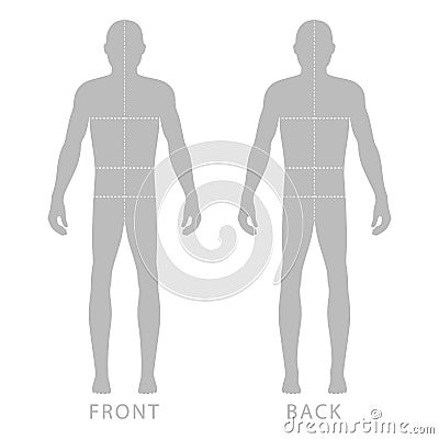 Fashion man figure Vector Illustration