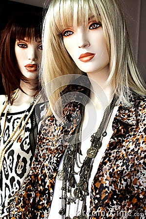 Fashion Mannequins Stock Photo