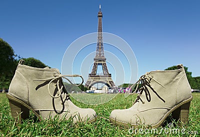 Fashion in Paris Stock Photo