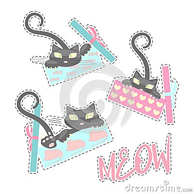 Fashion patch badges Vector Illustration