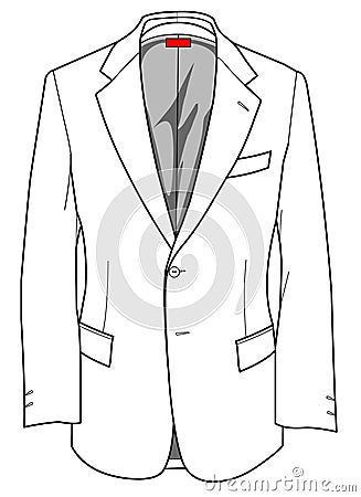 Fashion Plates Formal Jacket for Man Stock Photo