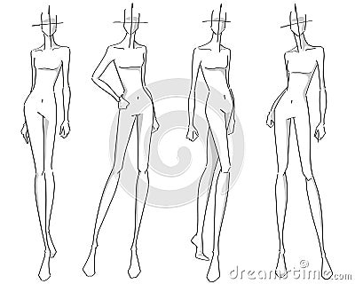 Fashion poses Stock Photo