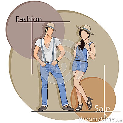 Fashion Sale Vector Illustration