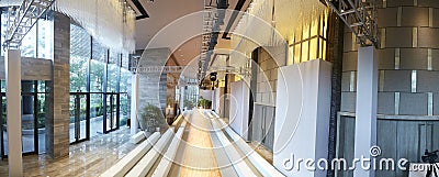 Fashion show runway empty interior Stock Photo