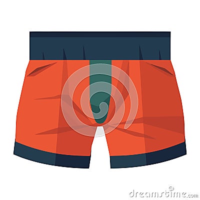 Fashion symbol male underwear clothes Vector Illustration