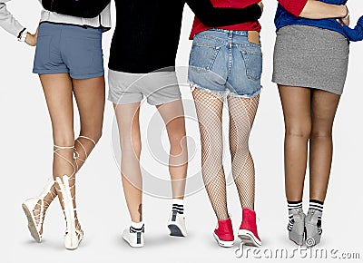 Fashion Trends Style Teenager Girl Glamour Stock Photo