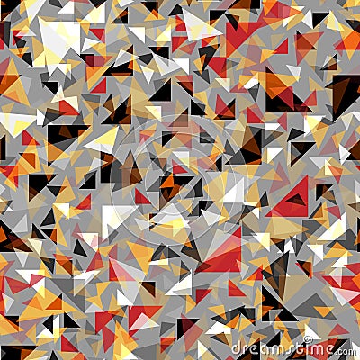 Fashion Triangle Seamless Abstract Background Vector Illustration