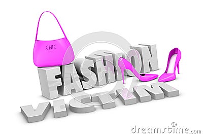 Fashion victim concept Stock Photo