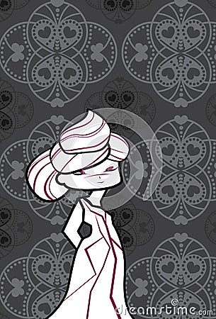 Fashion Wallpaper Vector Illustration