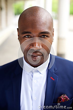 Fashionable black businessman Stock Photo