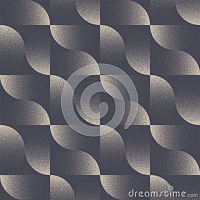 Fashionable Graphic Seamless Pattern Trend Vector Dotwork Abstract Background Vector Illustration