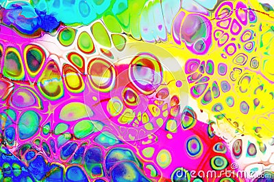 Fashionable image. Contemporary art. Abstract texture. Magic color Stock Photo