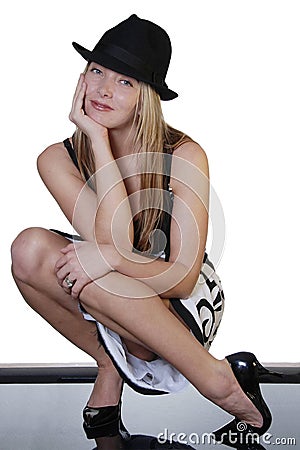 Fashionable woman Stock Photo