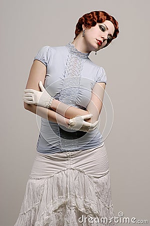 Fashionable woman Stock Photo