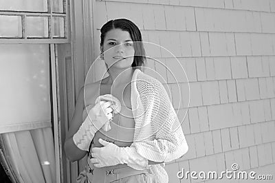 Fashionable young woman Stock Photo