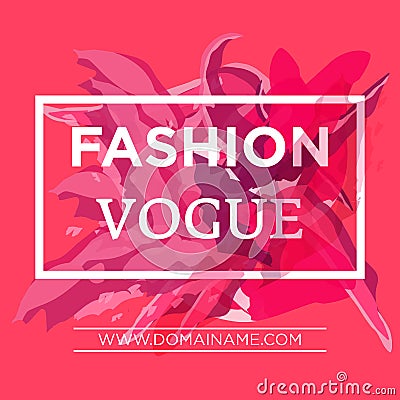 Fasion vogue Vector Illustration