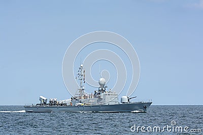 Fast attack craft P6122 Puma Editorial Stock Photo