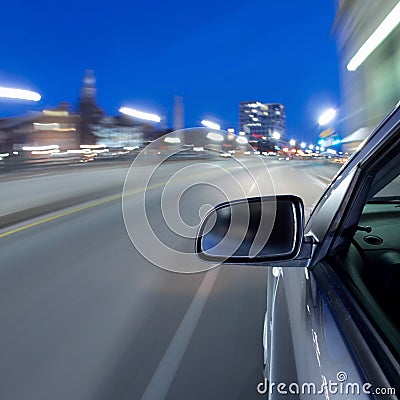 Fast Car Stock Photo