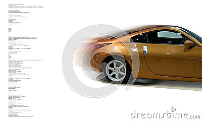 Fast car concept Stock Photo