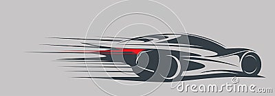 Fast car Vector Illustration