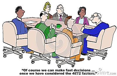 Fast Decisions Stock Photo