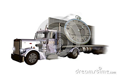 Fast Delivery Stock Photo