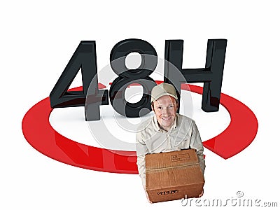 Fast delivery Stock Photo