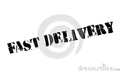 Fast Delivery rubber stamp Vector Illustration