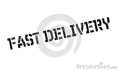 Fast Delivery rubber stamp Vector Illustration