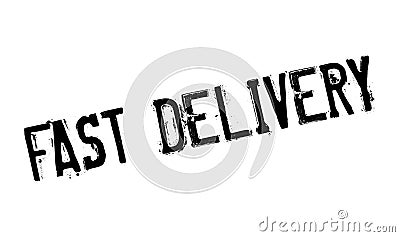 Fast Delivery rubber stamp Vector Illustration